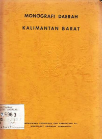 Monografi Daerah Kalimantan Barat