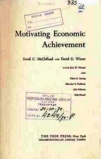 Motivating economic achievement