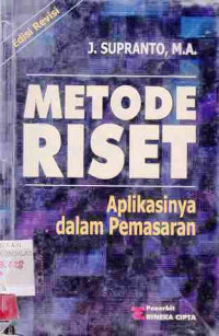 Metode Riset: Aplikasi Dalam Pemasaran