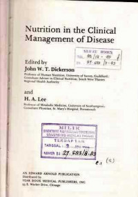 NUTRITION In The Clinical Management Of Disease