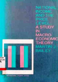 National income and the price level  A Study in macroeconomic theory