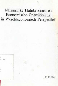 Natuurlijke Hulpbronnen En Economische Ontwikkeling In Wereldeconomish Perspektief