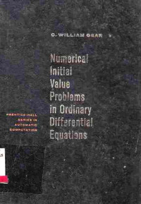 Numerical Initial Value Problems in Ordianry Differential Equations