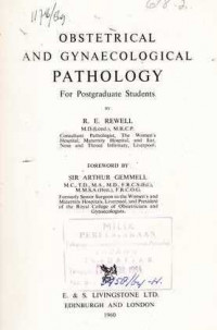 Obstetrical And Gynecological Pathology  For Postgraduate Students