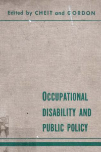 Occupational disability and public policy