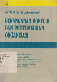 Penanganan Konflik Dan Pertumbuhan Organisasi