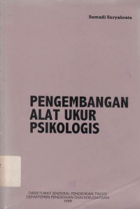 Pengembangan Alat Ukur Psikologis