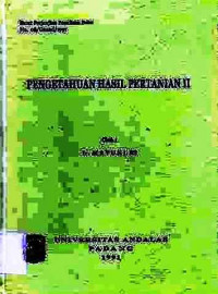 Diktat Pengetahuan Hasil Pertanian Ii