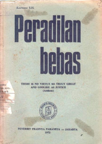 Peradilan Bebas / Kartono