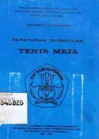 Peraturan Permainan Tenis Meja