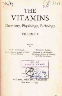 THE VITAMINS  Chemistry  Physiology  Pathology