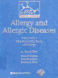 Allergy And Allergic Diseases Volume 1 The Scientific Basis of Allergy