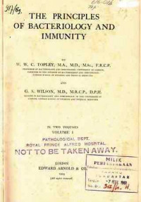 Topley And Wilson's Principles of Bacteriology And Immunity