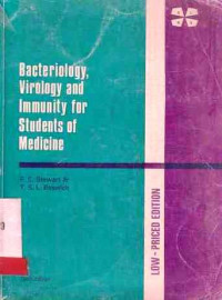 Bacteriology Virology and Immunity  For Students Of Medicine