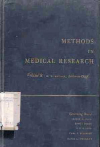 Methods In Medical Research Volume 8