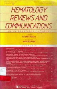 HEMATOLOGY Reviews And Communications