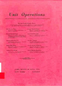 Unit Operations