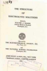 The structure of electrolytic solutions