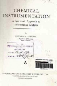 Chemical Instrumentation  A Systematic Approach To Instrumental Analysis