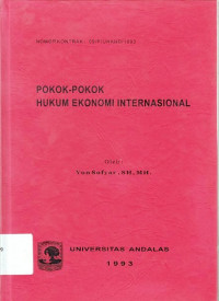 Pokok Pokok Hukum Ekonomi Internasional