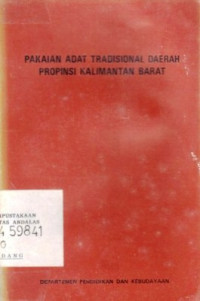 Pakaian Adat Tradisional daerah Propinsi Kalimantan Barat