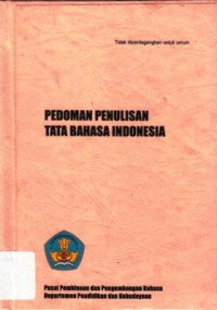 pedoman penulisan tata bahasa indonesia