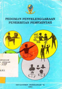 Pedoman Penyelenggaraan Penerbitan Pemerintah