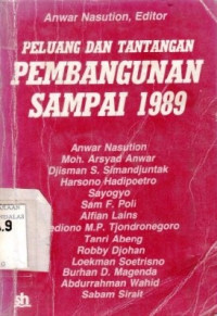 Peluang dan tantangan pembangunan sampai 1989