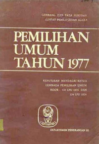 Pemilihan Umum Tahun 1977