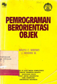 Pemrograman Berorientasi OBjek