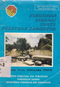 Pemukiman Sebagai Suatu Kesatuan Ekosistem Daerah Nusa Tenggara Timur