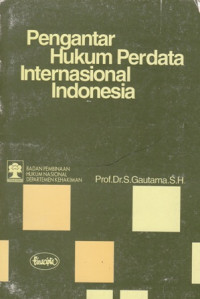 Pengantar Hukum Perdata Internasional Indonesia