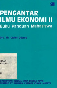 Pengantar Ilmu Ekonomi 2 : Buku Panduan Mahasiswa