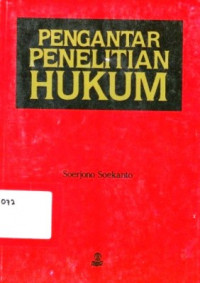 Pengantar Penelitian Hukum