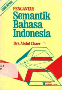 Pengantar Semantik Bahasa Indonesia