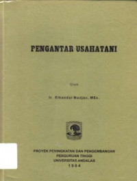 Pengantar Usahatani