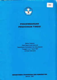 Pengembangan Pendidikan Tinggi