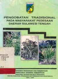 Pengobatan Tradisional Pada Masyarakat Pedesaan Daerah Sulawesi Tengah