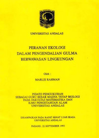 Peranan Ekologi Dalam Pengendalian Gulma Berwawasan Lingkungan