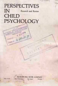 Perspectives In Child Psychology