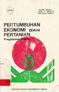 Pertumbuhan Ekonomi Pertanian : Pengalaman Jepang