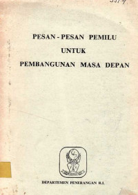 Pesab- Pesan Pemilu Untuk Pembangunan Masa Depan