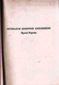 Petroleum Reservoir Engineering Physical Properties