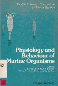 Physiology And Behaviour Of Marine Organisms