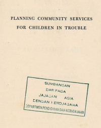 Planning community services for children in trouble