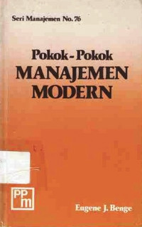 Pokok-pokok Manajemen Modern