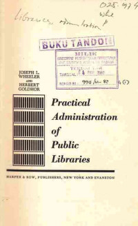 Practical Administration of public Libraries