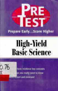 Pre Test : High-Yield Basic Science