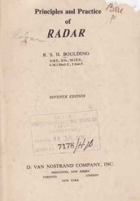 Principles And Practice Of Radar