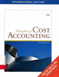 Principles of Cost Accounting